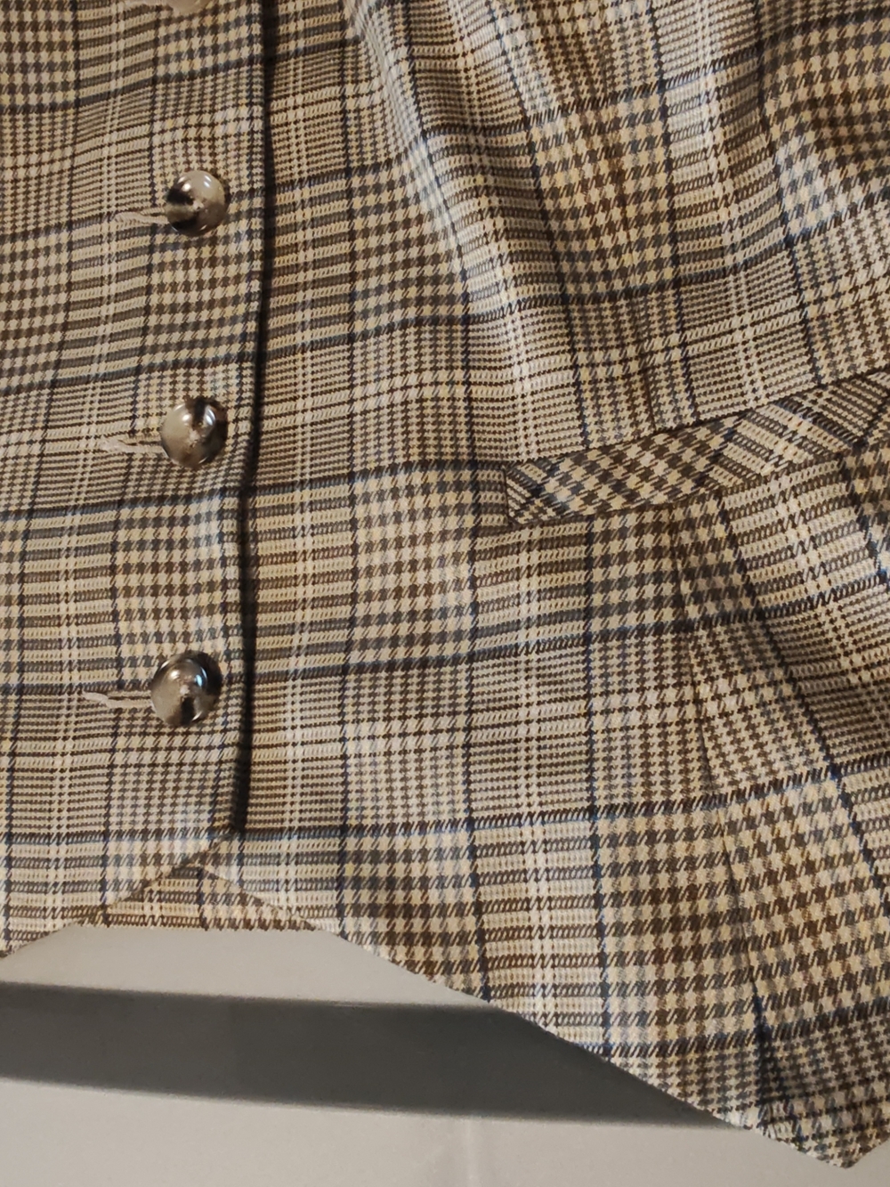 CAbi Neutral Tan Jacket with Subtle Black Label Accent - Picture 9 of 11